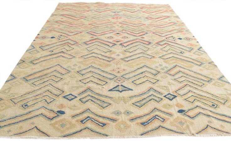 Detail image of 9' x 12' 2 Hand Knotted Darya Wool Rug