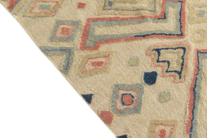 9' x 12' 2 Hand Knotted Darya Wool Rug