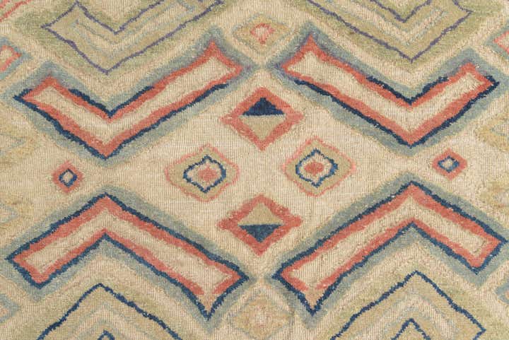 9' x 12' 2 Hand Knotted Darya Wool Rug