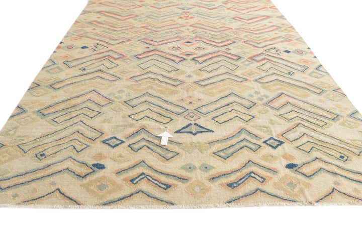 9' x 12' 2 Hand Knotted Darya Wool Rug