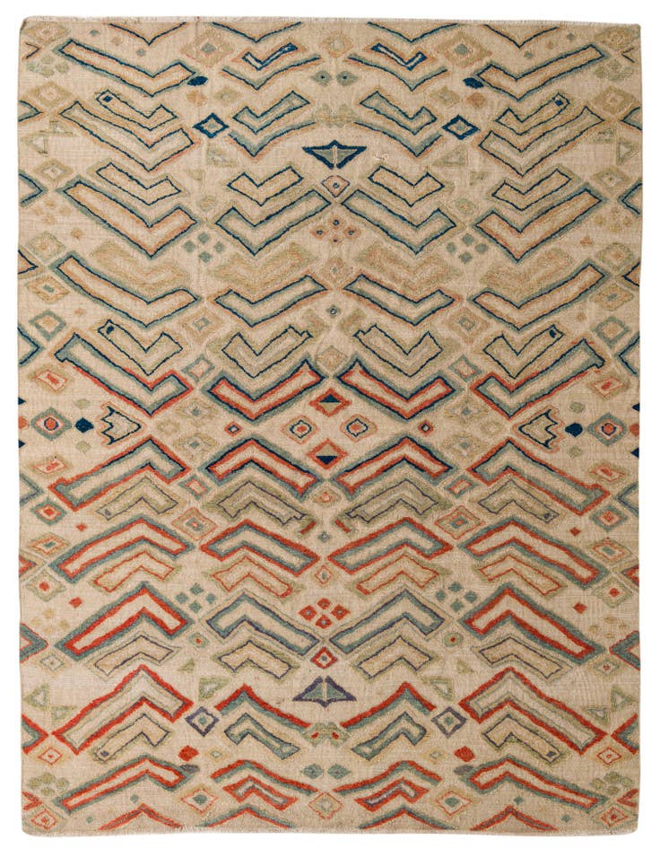 Detail image of 9' x 12' 2 Hand Knotted Darya Wool Rug