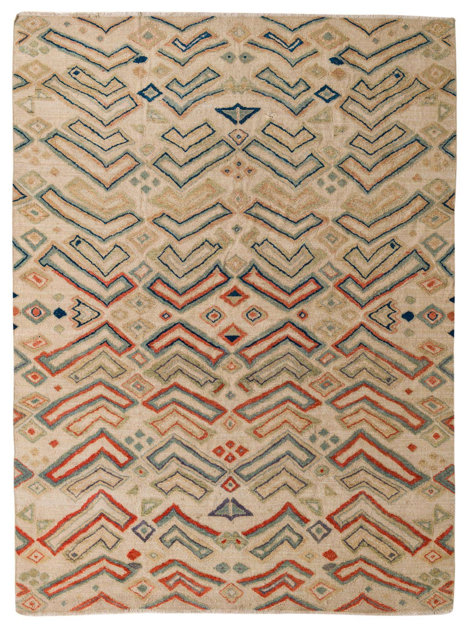 9' x 12' 2 Hand Knotted Darya Wool Rug