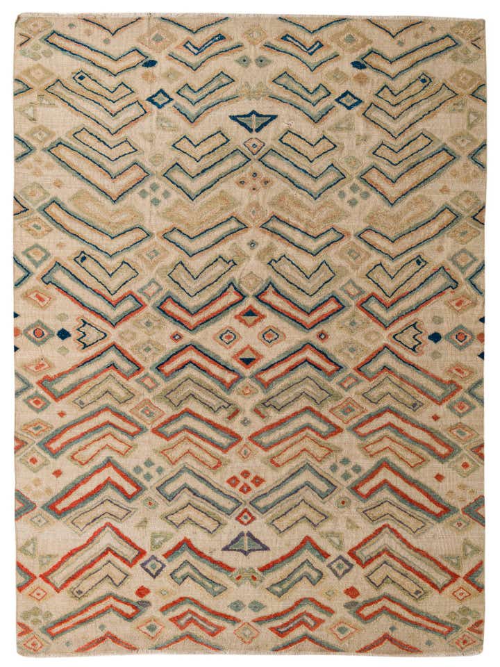 9' x 12' 2 Hand Knotted Darya Wool Rug