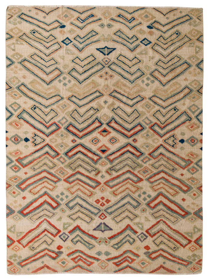 Detail image of 9' x 12' 2 Hand Knotted Darya Wool Rug