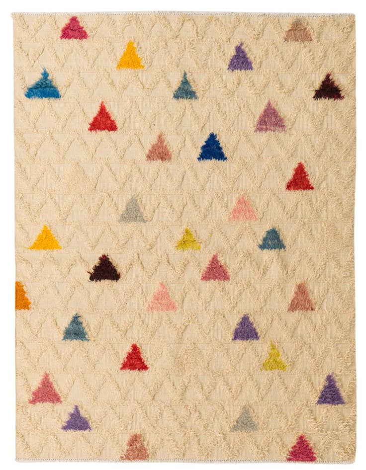Detail image of 5' 8 x 8' 4 Hand Knotted Darya Wool Rug