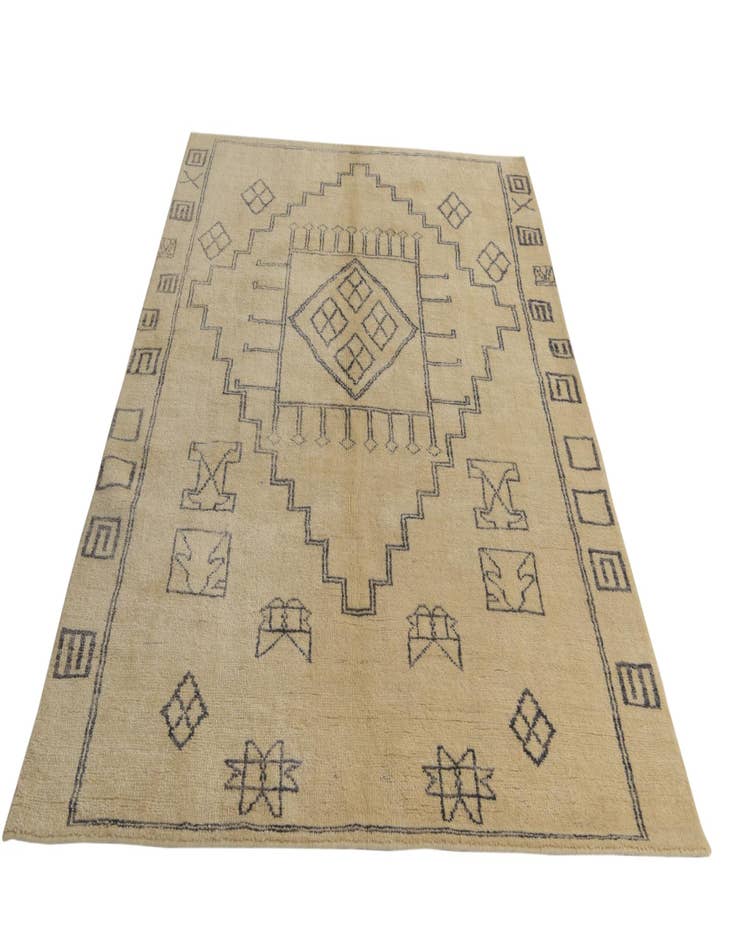 Detail image of 5' 8 x 7' 9 Hand Knotted Darya Wool Rug