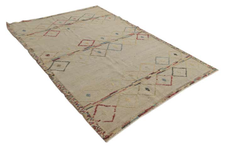5' 7 x 8' 2 Hand Knotted Darya Wool Rug