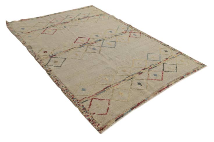 Detail image of 5' 7 x 8' 2 Hand Knotted Darya Wool Rug