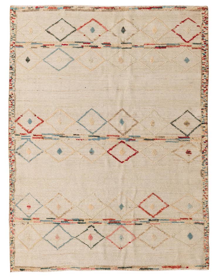 Detail image of 5' 7 x 8' 2 Hand Knotted Darya Wool Rug