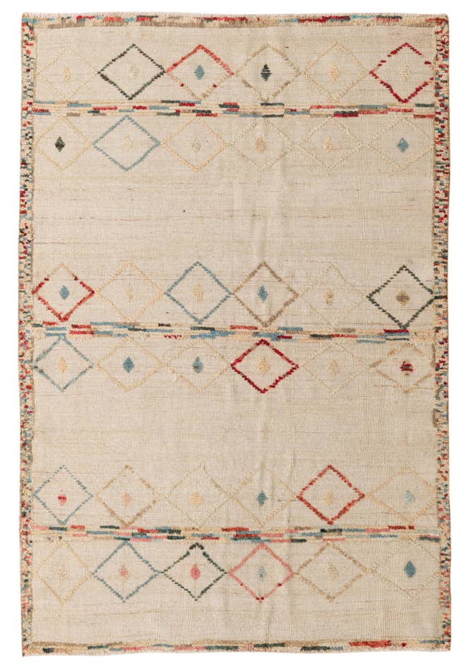 Detail image of 5' 7 x 8' 2 Hand Knotted Darya Wool Rug
