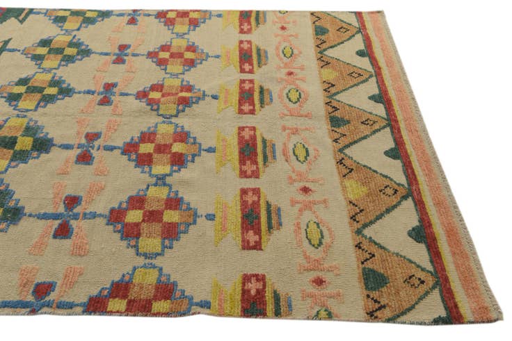 Detail image of 5' 8 x 8' 3 Hand Knotted Darya Wool Rug