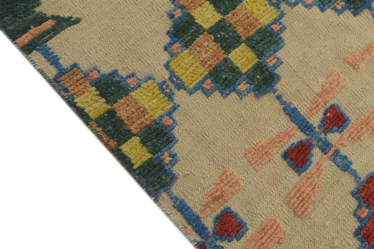Detail image of 5' 8 x 8' 3 Hand Knotted Darya Wool Rug