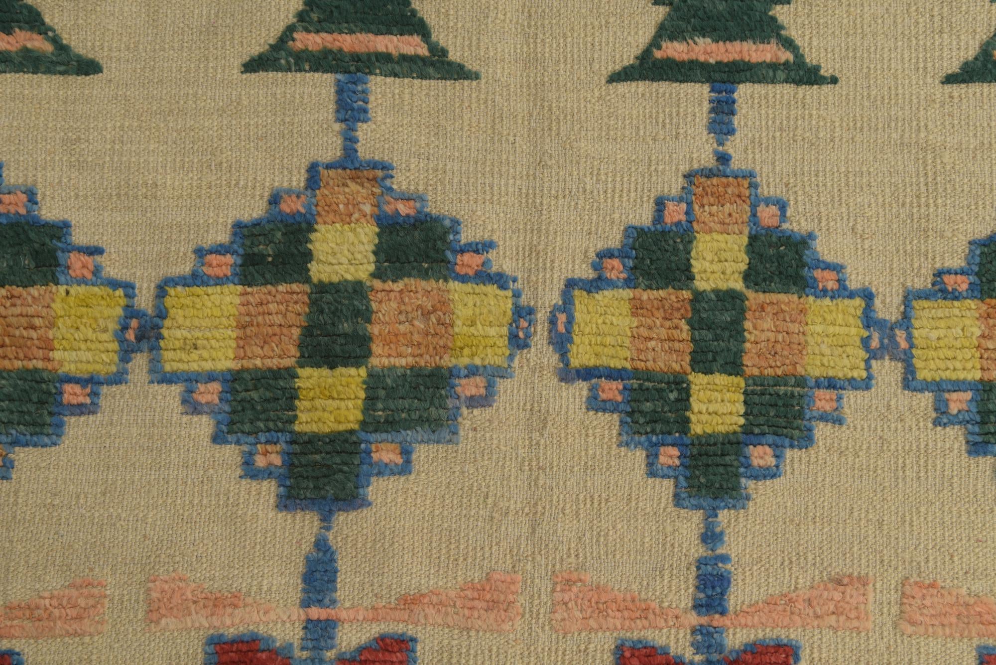 5' 8 x 8' 3 Hand Knotted Darya Wool Rug