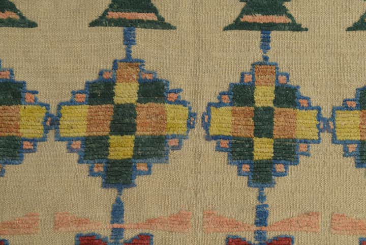5' 8 x 8' 3 Hand Knotted Darya Wool Rug