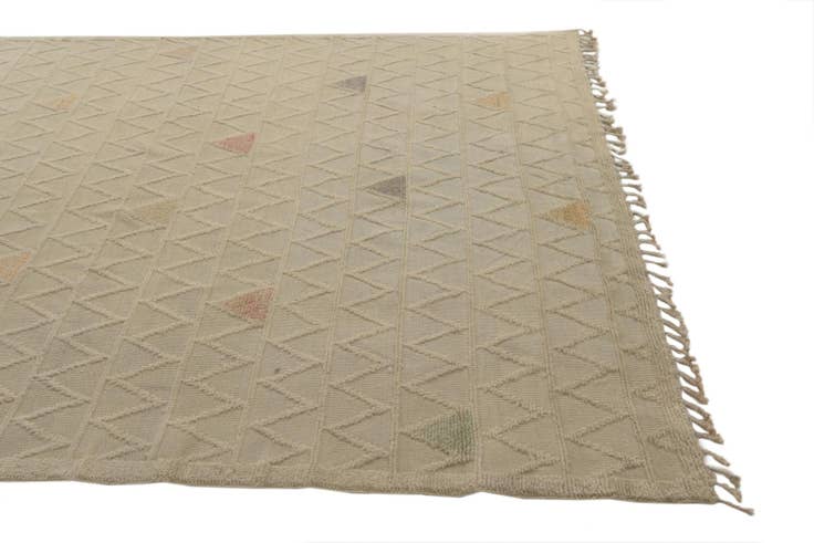 Detail image of 6' 1 x 9' 9 Hand Knotted Darya Wool Rug