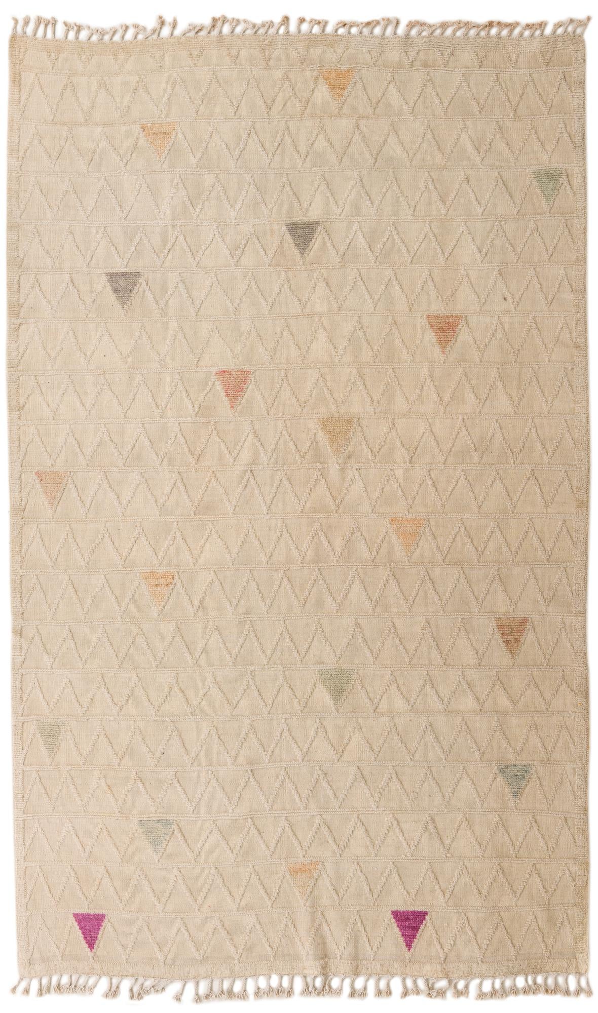 6' 1 x 9' 9 Hand Knotted Darya Wool Rug