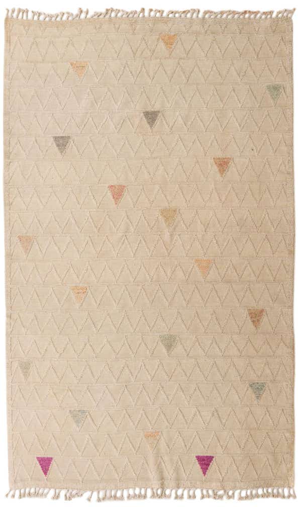 6' 1 x 9' 9 Hand Knotted Darya Wool Rug