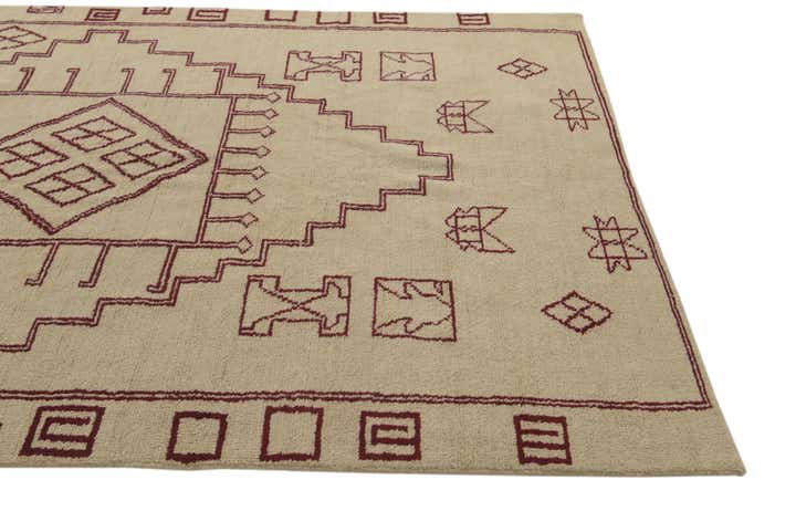 5' 4 x 8' 2 Hand Knotted Darya Wool Rug