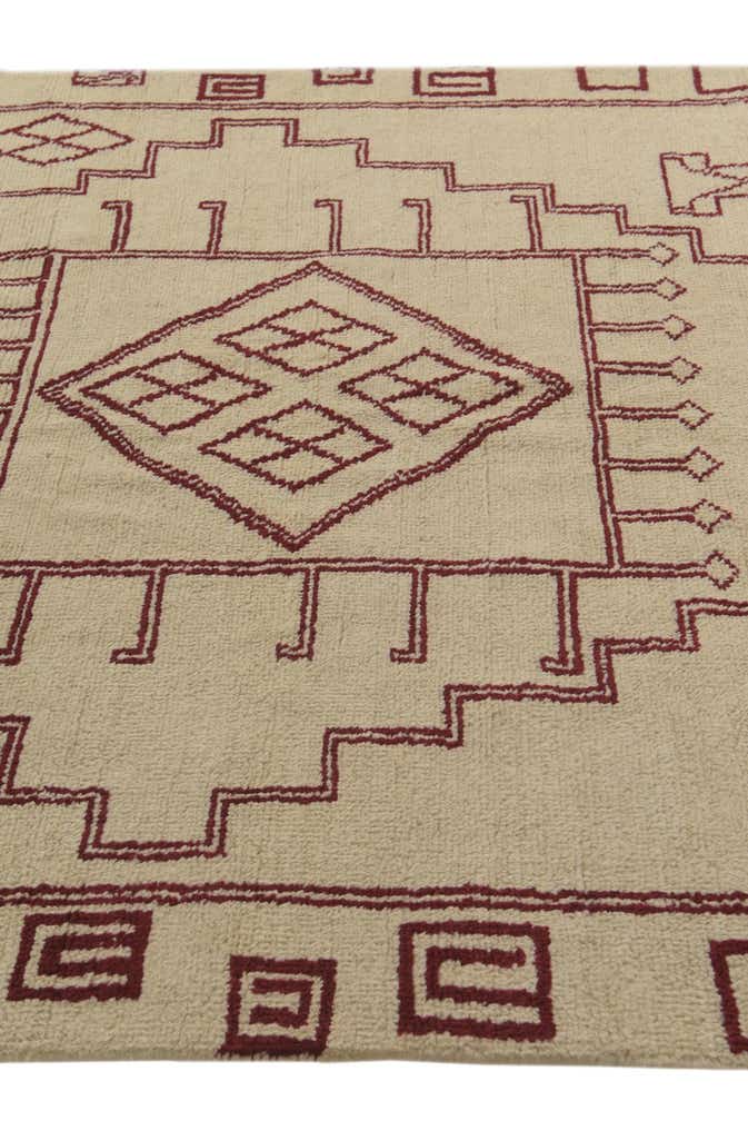 5' 4 x 8' 2 Hand Knotted Darya Wool Rug