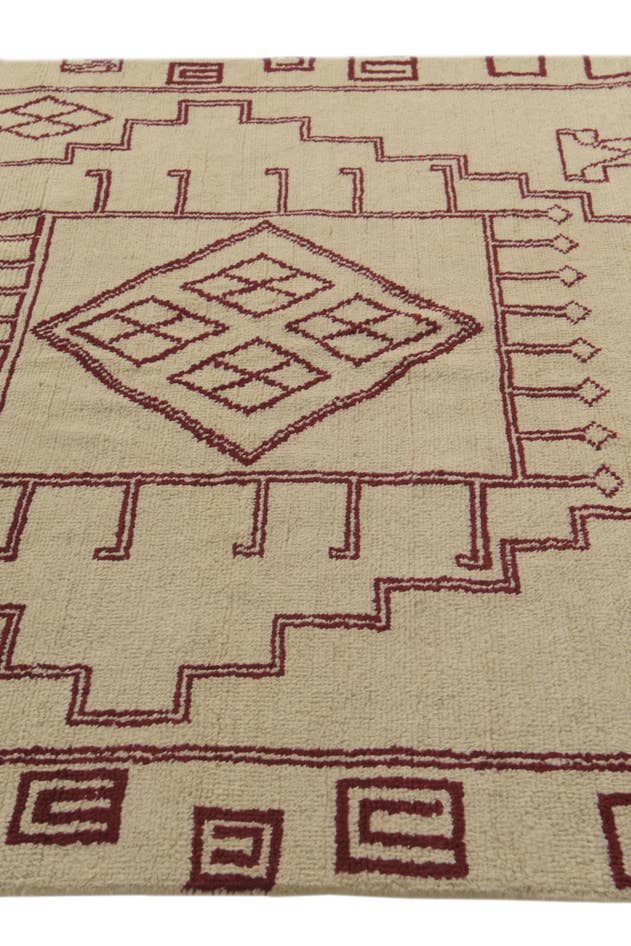 Detail image of 5' 4 x 8' 2 Hand Knotted Darya Wool Rug