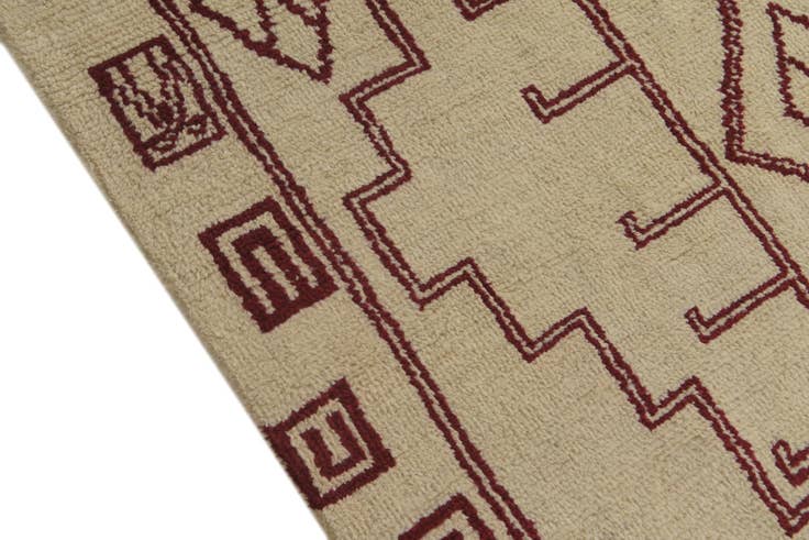 Detail image of 5' 4 x 8' 2 Hand Knotted Darya Wool Rug