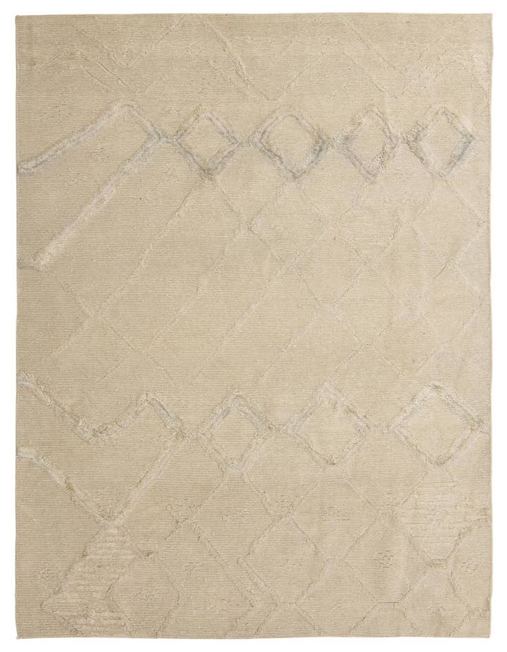 Detail image of 5' 8 x 8' Hand Knotted Darya Wool Rug