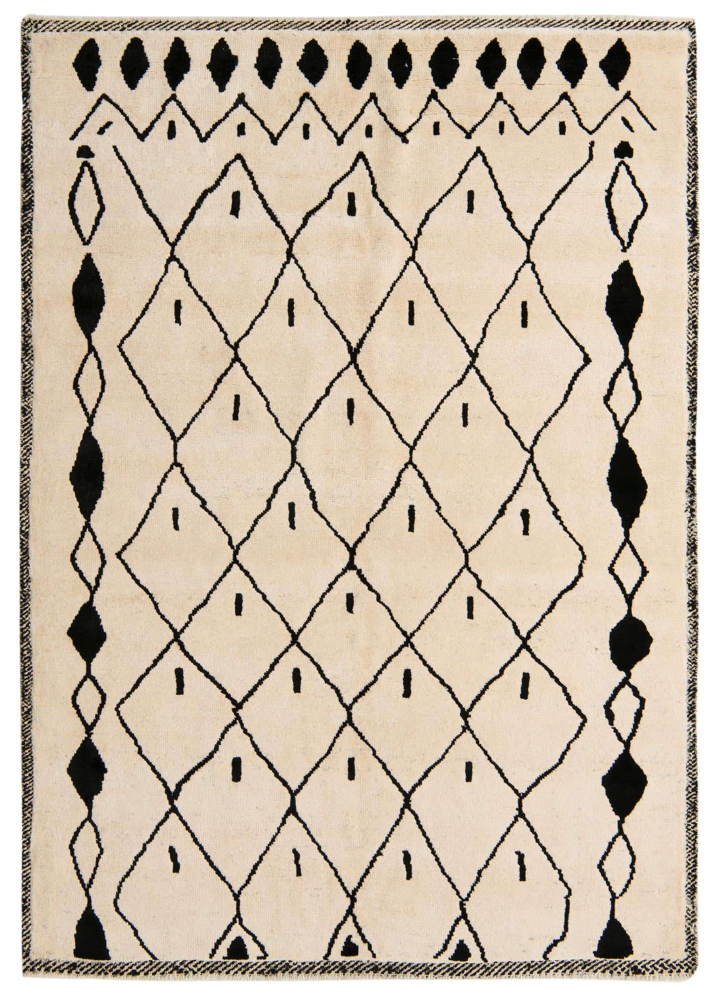 5' 10 x 8' 3 Hand Knotted Darya Wool Rug