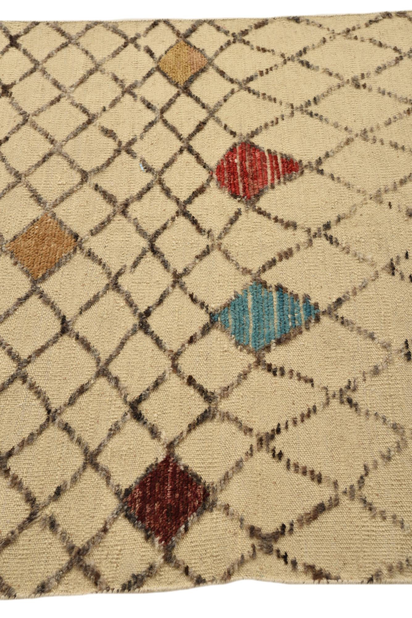 4' x 6' 4 Hand Knotted Darya Wool Rug