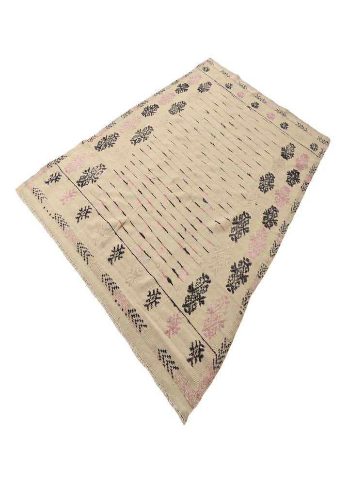 6' 4 x 10' 5 Hand Knotted Darya Wool Rug