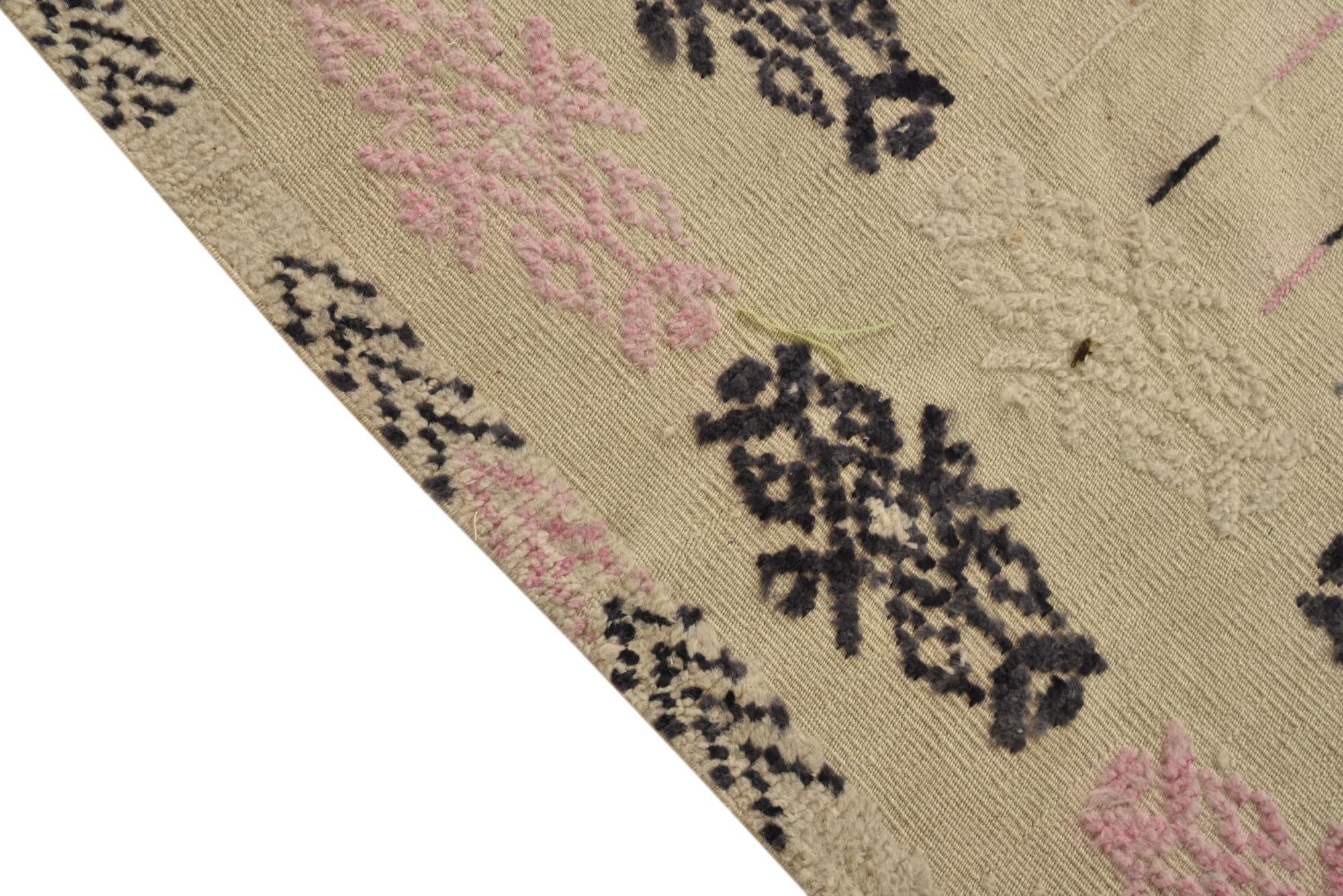 6' 4 x 10' 5 Hand Knotted Darya Wool Rug