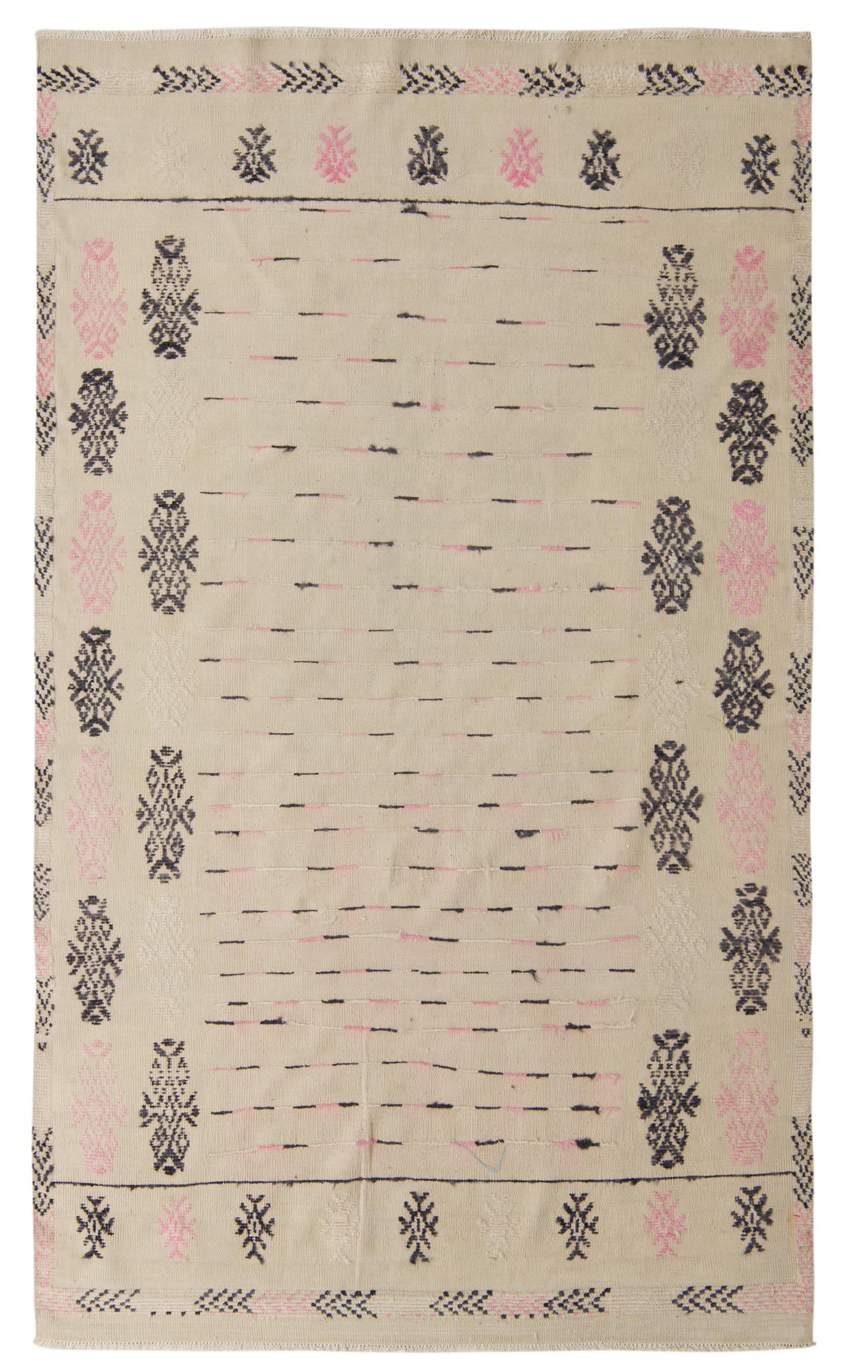 6' 4 x 10' 5 Hand Knotted Darya Wool Rug