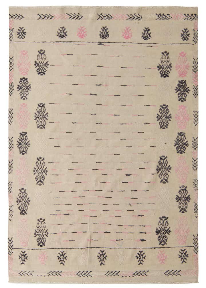 6' 4 x 10' 5 Hand Knotted Darya Wool Rug