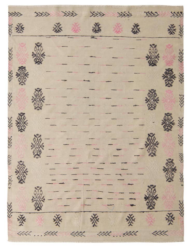 Detail image of 6' 4 x 10' 5 Hand Knotted Darya Wool Rug