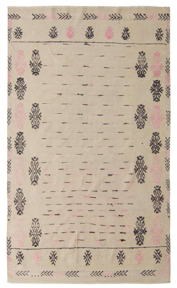 6' 4 x 10' 5 Hand Knotted Darya Wool Rug