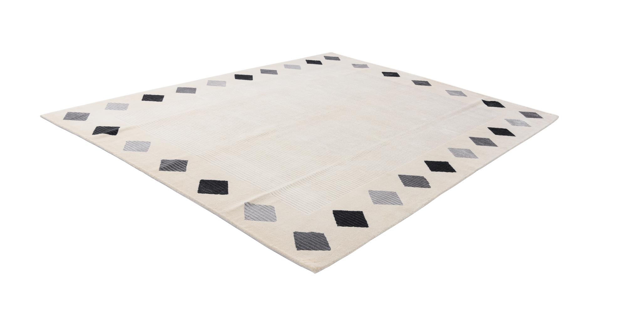 8' x 10' Hand Knotted Darya Wool Rug