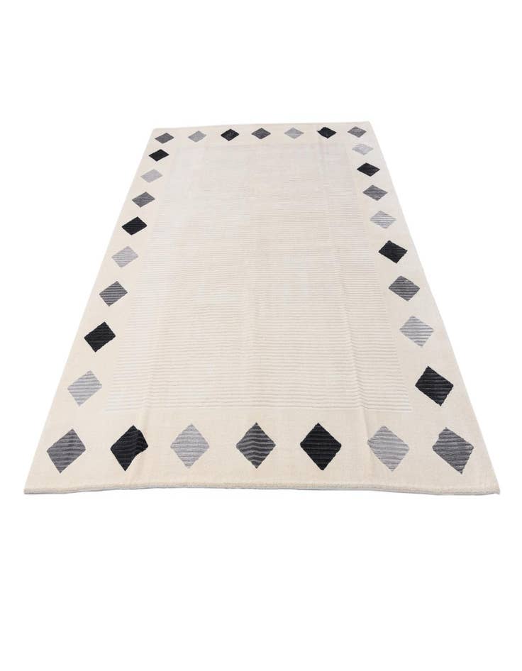 Detail image of 8' x 10'  Hand Knotted Darya Wool Rug