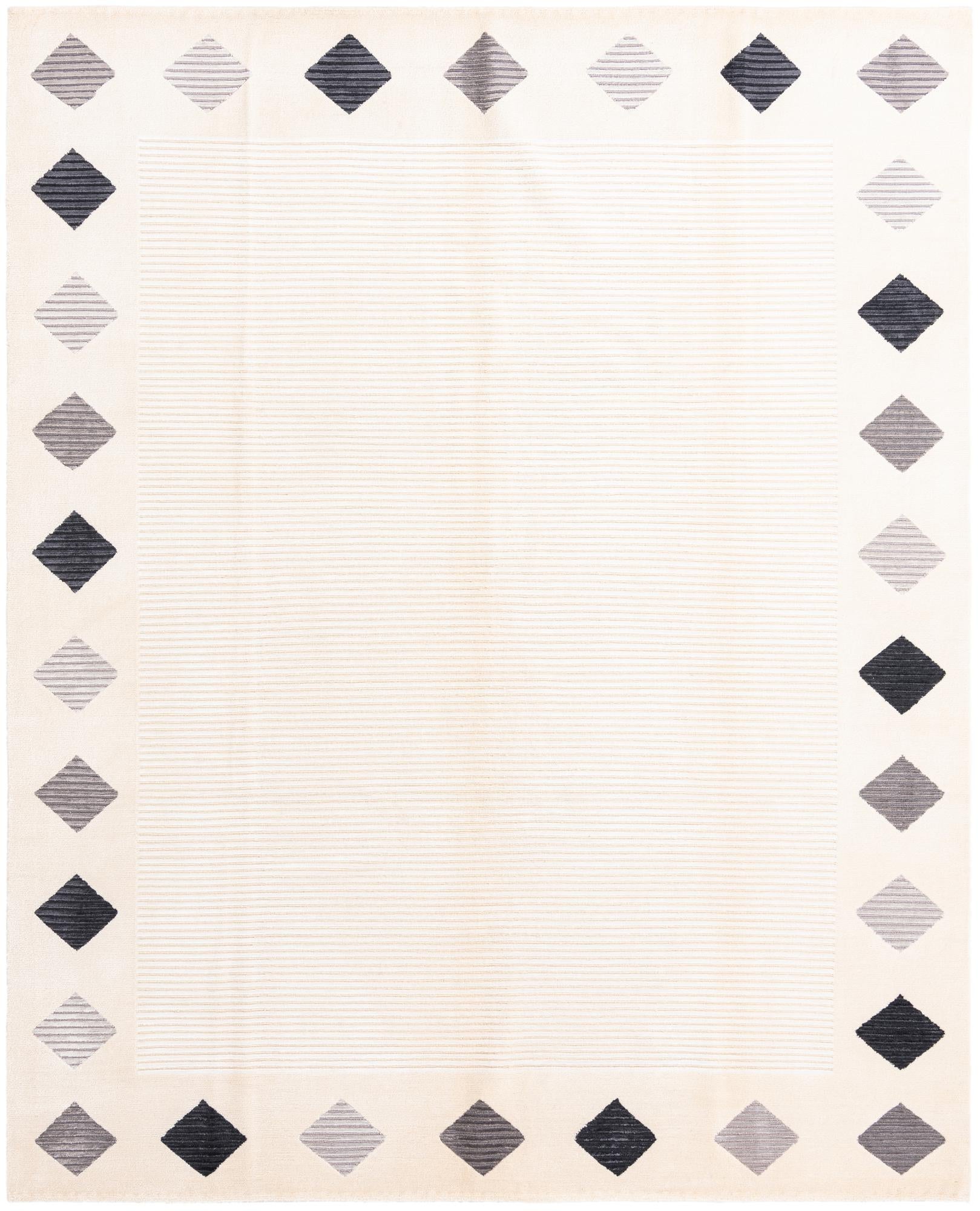8' x 10' Hand Knotted Darya Wool Rug