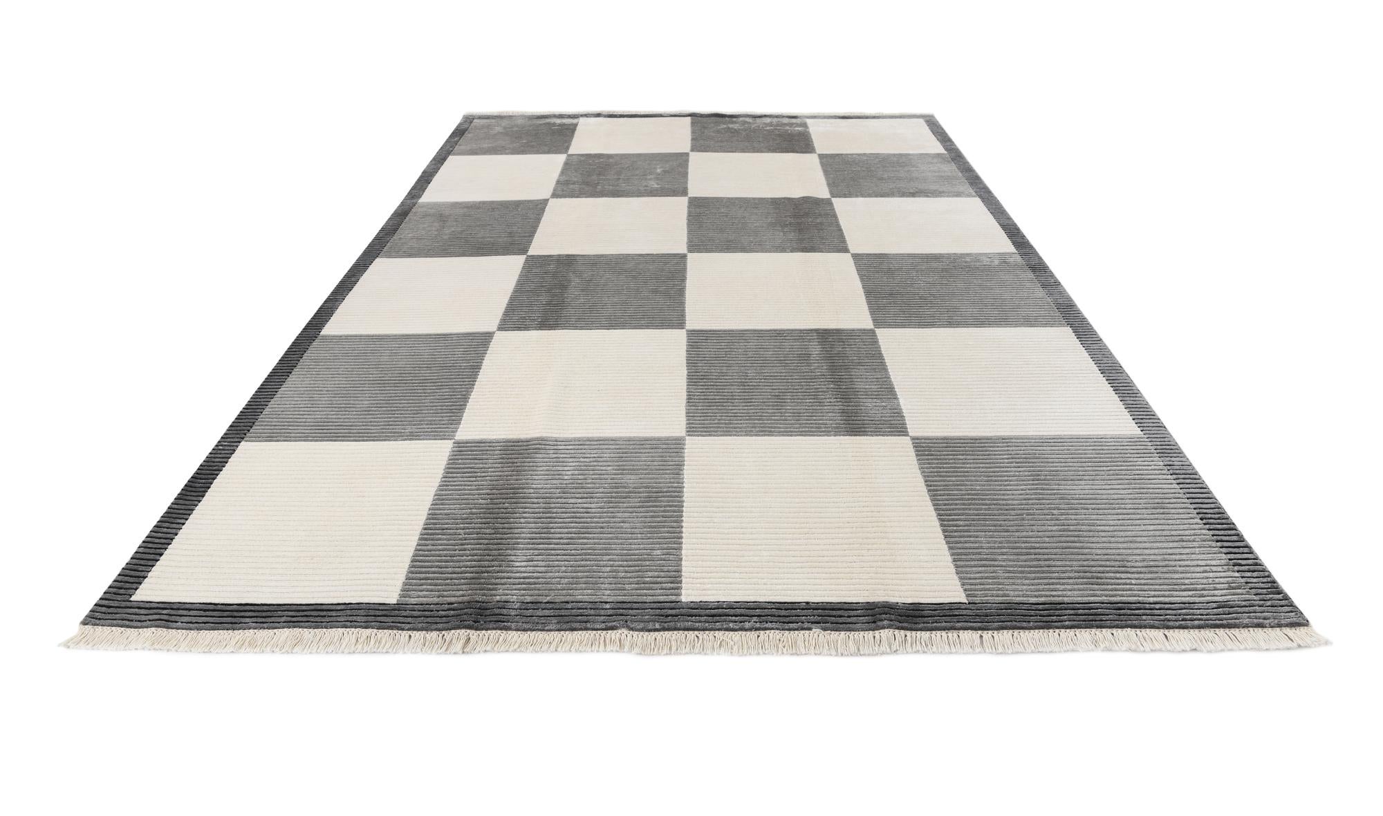 6' 5 x 9' 9 Hand Knotted Darya Wool Rug