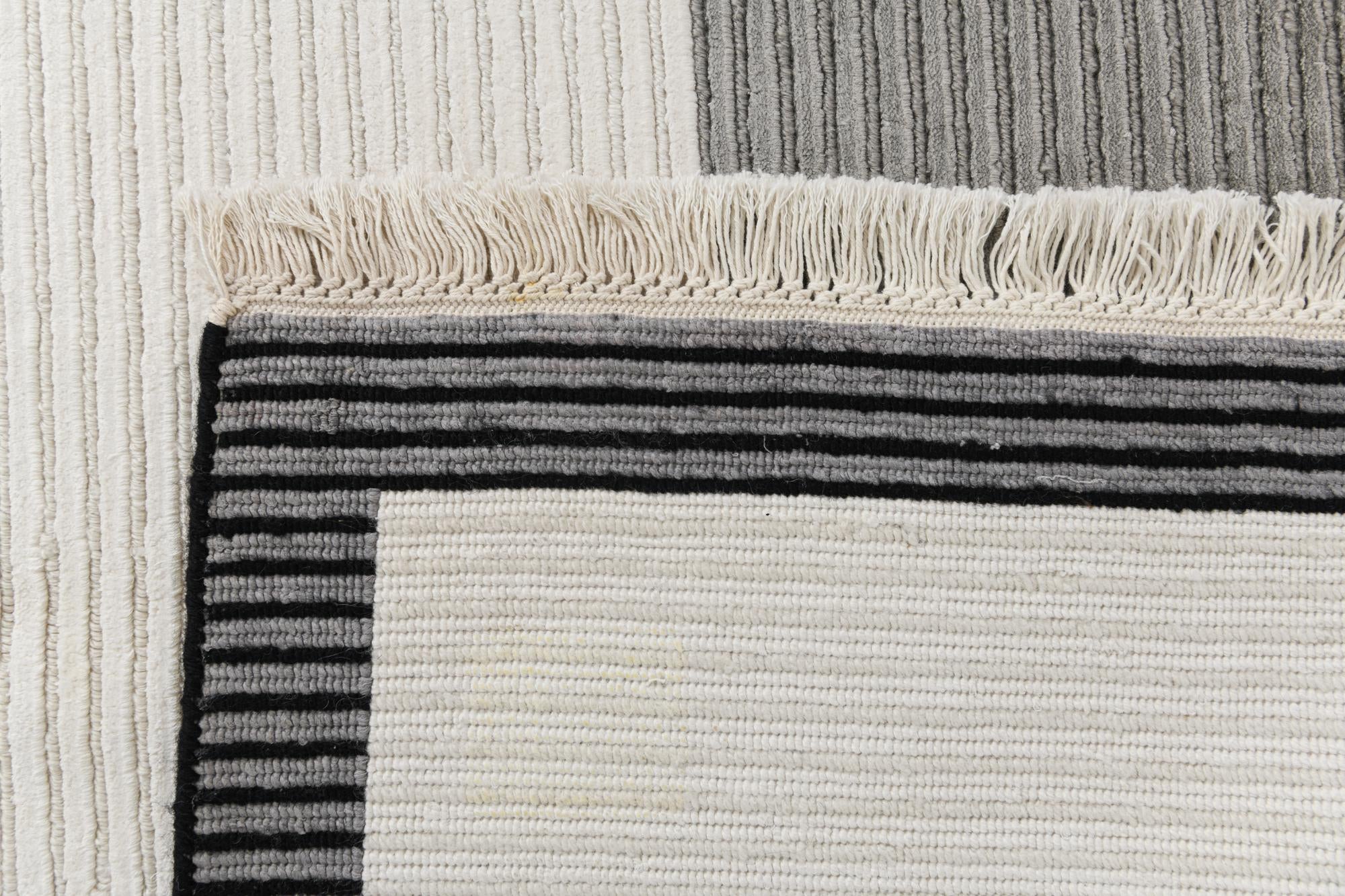 6' 5 x 9' 9 Hand Knotted Darya Wool Rug