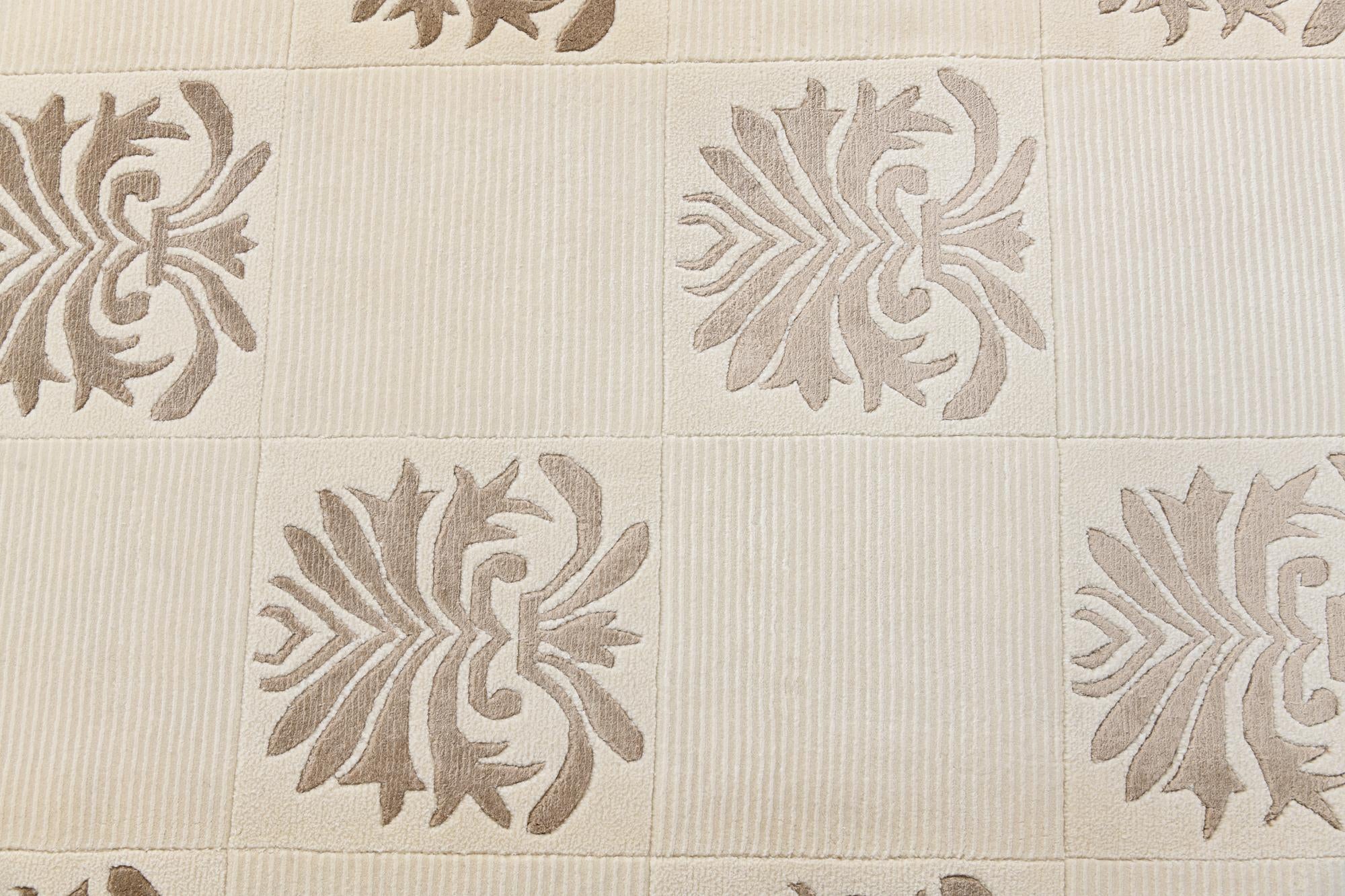 6' 7 x 10' Hand Knotted Darya Wool Rug