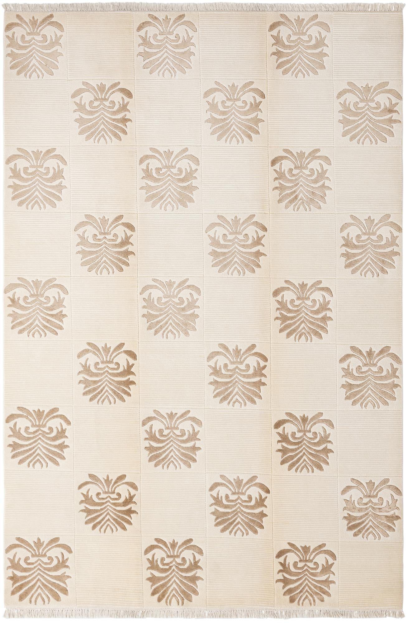 6' 7 x 10' Hand Knotted Darya Wool Rug
