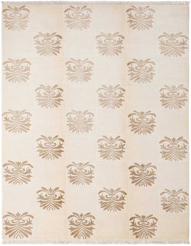Detail image of 6' 7 x 10' Hand Knotted Darya Wool Rug
