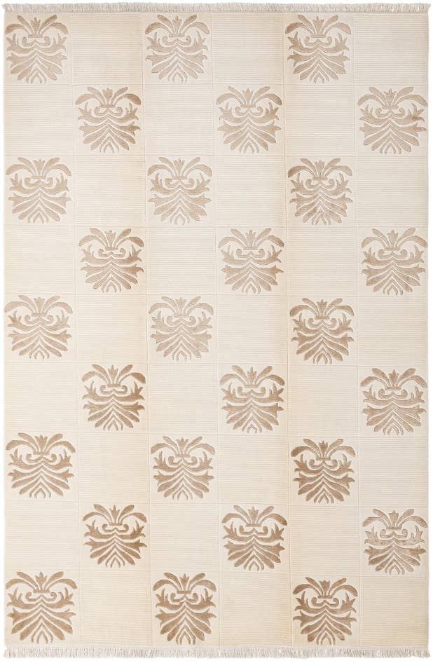 Detail image of 6' 7 x 10' Hand Knotted Darya Wool Rug