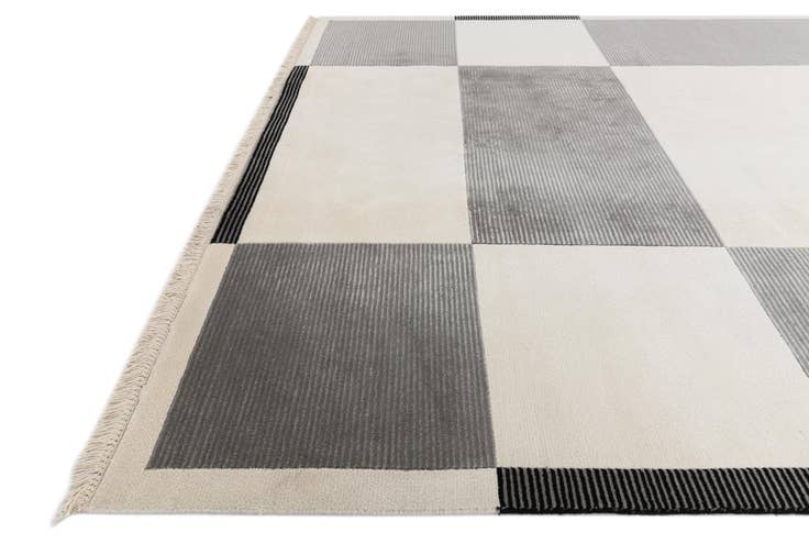 Detail image of 6' 6 x 9' 10 Hand Knotted Darya Wool Rug