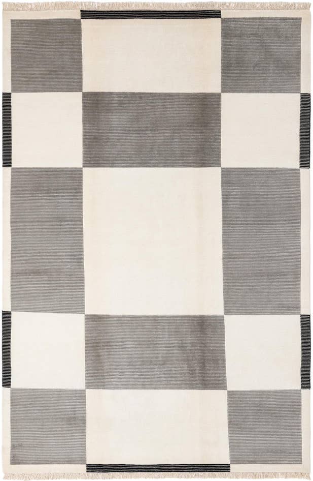 Detail image of 6' 6 x 9' 10 Hand Knotted Darya Wool Rug