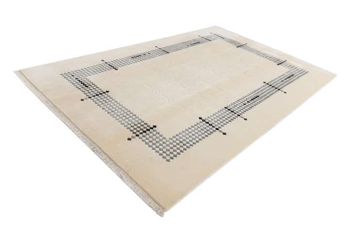 6' 6 x 9' 9 Hand Knotted Darya Wool Rug