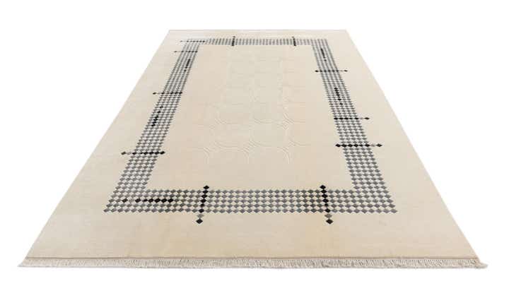 6' 6 x 9' 9 Hand Knotted Darya Wool Rug