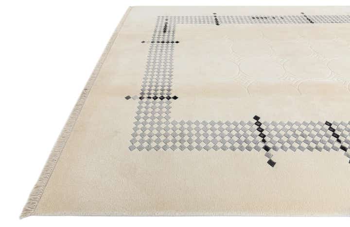 6' 6 x 9' 9 Hand Knotted Darya Wool Rug