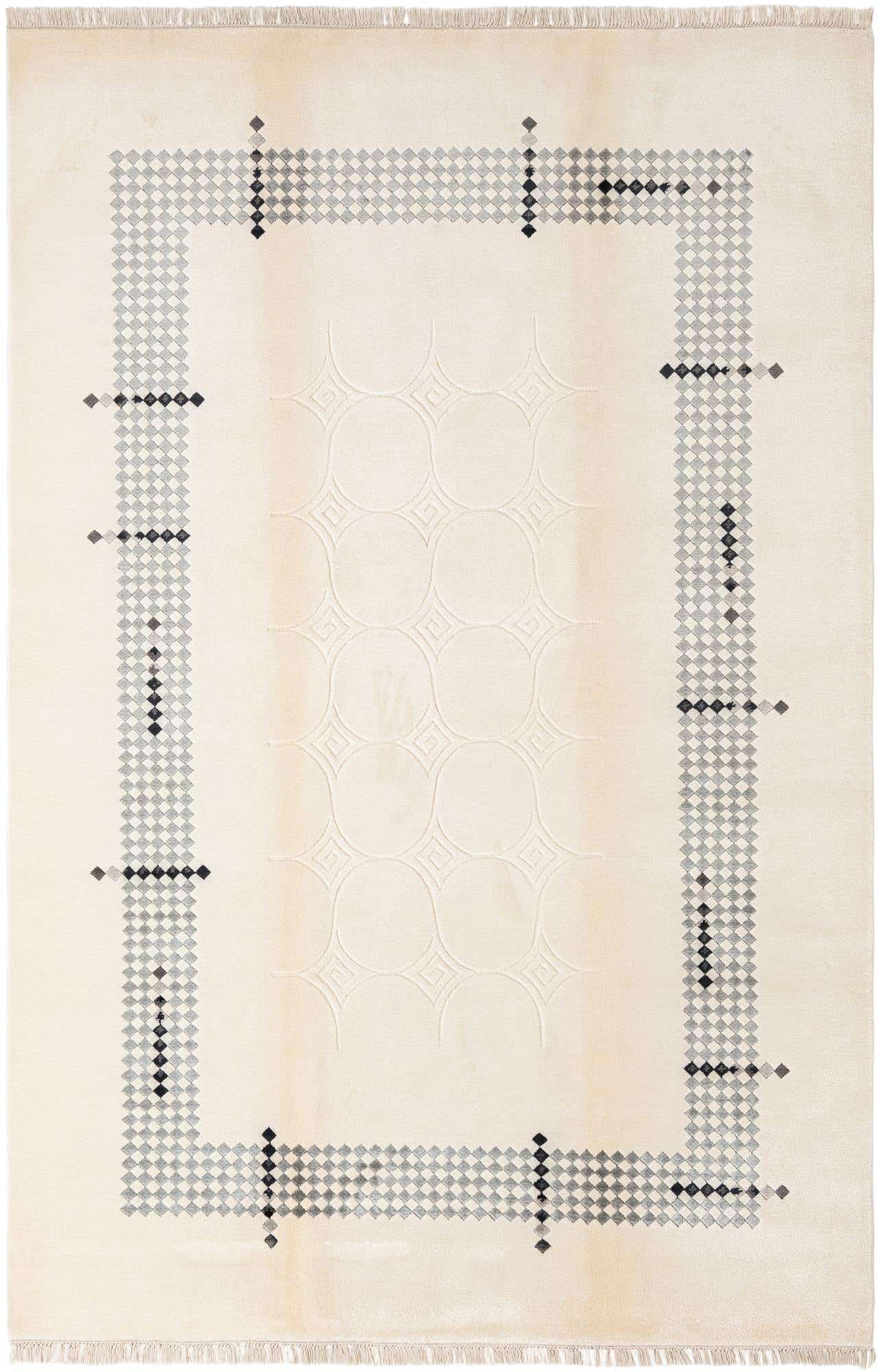 6' 6 x 9' 9 Hand Knotted Darya Wool Rug