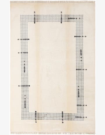 6' 6 x 9' 9 Hand Knotted Darya Wool Rug
